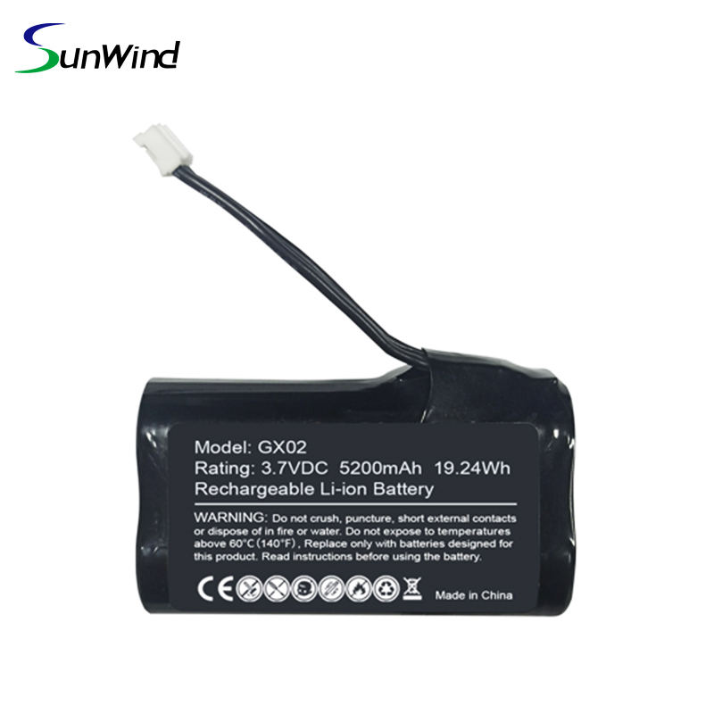 Replacement battery for nexgo GX02 N3 N5 POS terminal battery 3.7v 5200mah